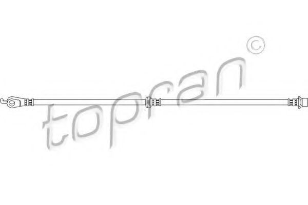 Conducta / cablu frana PEUGEOT 107 (2005 - 2016) TOPRAN 720 934