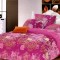 Lenjerie de pat matrimonial cu husa elastic pat si fata perna dreptunghiulara, Glamour, bumbac ranforce, gramaj tesatura 120 g/mp, multicolor