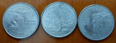 3 Monede Statele Unite foto