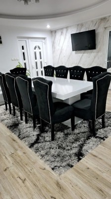 SET VENUS MASA+10 SCAUNE PERSONALIZABIL foto
