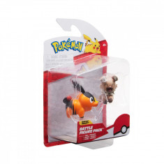 Pokemon - Set 2 figurine de actiune, (Tepig & Rockruff) S14