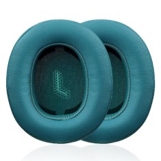 Set 2 bureti pentru casti JBL E55BT Over-Ear Wireless, Spuma cu memorie, Piele ecologica, Verde