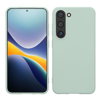 Husa kwmobile pentru Samsung Galaxy S23, Silicon, Verde, 60282.200 foto