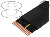 Cablu Electric Flexibil Negru 1,5mm2 450V/750V