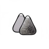 Cumpara ieftin Blenda triunghiulara cu maner white-silver 80cm