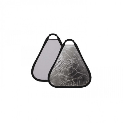 Blenda triunghiulara cu maner white-silver 60cm foto