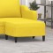 vidaXL Taburet, galben deschis, 70x55x41 cm, material textil 349308