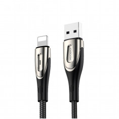 Joyroom Sharp Sharp Cablu de &icirc;ncărcare rapidă USB-A - Lightning 3A 1,2 m negru (S-M411)