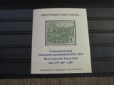 Souvenir PHILATEX Bournemouth Filatelică 1972 &ndash; Timbru Britanic &pound;1 din 1929 &bdquo;Postal Union Congress London, Europa