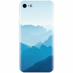 Husa silicon pentru Apple Iphone 6 Plus, Blue Mountain Crests