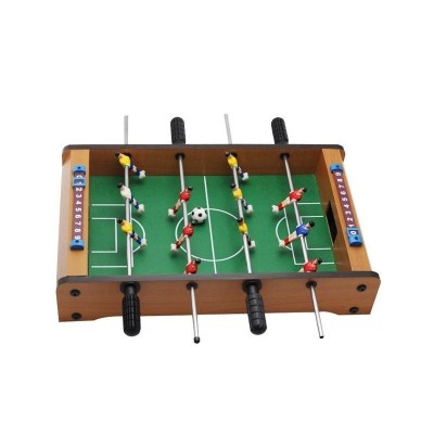 Joc Fotbal de masă cu teren, eMazing, 12 jucători, panou de scor, din metal, lemn și ABS, 34.5 x 23 x 7 cm, potrivit pentru copii foto