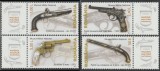 2008 Romania - Arme de foc din Muzeul Militar LP 1794, serie cu vignete MNH, Nestampilat