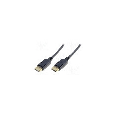 Cablu DisplayPort - DisplayPort, din ambele par&#355;i, DisplayPort mufa, 15m, negru, ASSMANN - AK-340100-150-S
