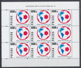 POLONIA 1994 CAMPIONATUL MONDIAL DE FOTBAL SUA COALA MICA DE 9 TIMBRE MNH, Nestampilat