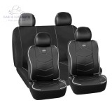 Huse scaune auto BMW X3 F25 - Momo piele ecologica+material textil negru cu ornamente gri 11 Bucati
