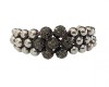 Bratara dama Hematit Negru, Charmuri &amp; Cristale, Ajustabila 16-24cm, BR77