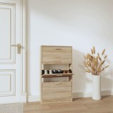 VidaXL Pantofar, stejar, 59x17x108 cm, lemn prelucrat