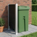 vidaXL &Icirc;mprejmuire pentru Coș de Gunoi Gri 85 x 12 x 115 cm 42039180