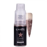 Cumpara ieftin Ombre Spray Nail Art LUXORISE Disco - Copper Glitz