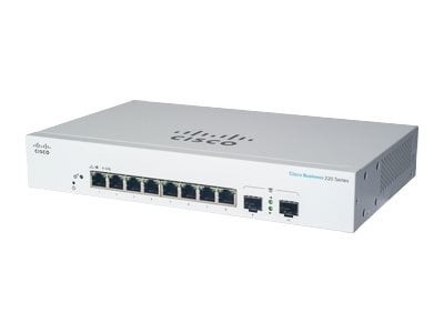 Cisco CBS220-8T-E-2G-EU Smart 8-port GE, Ext PS, 2x1G SFP foto