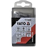 Yato YT-78135 - Set capete de insurubare profil PZ 10 bucati