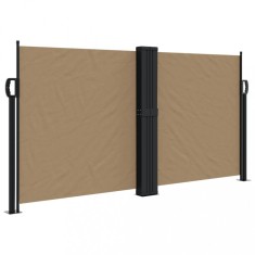 Copertina laterala retractabila, gri taupe, 120 x 600 cm foto