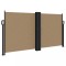 Copertina laterala retractabila, gri taupe, 120 x 600 cm