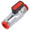 Robinet Bilă Mecanic Alamă Nichelată 10mm 20bar