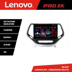 Navigatie Jeep Cherokee 2014-2019 Lenovo Kit-248 8 core QLED 2K 4+64 360 Android Waze USB Navigatie Internet Youtube Radio CarStore Technology
