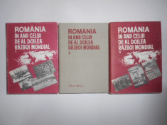 STEFAN PASCU - ROMANIA IN ANII CELUI DE-AL DOILEA RAZBOI MONDIAL 3 volume foto