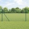 vidaXL Set de gard Set de 2 Verde Metal 10 x 1 m Rezistent