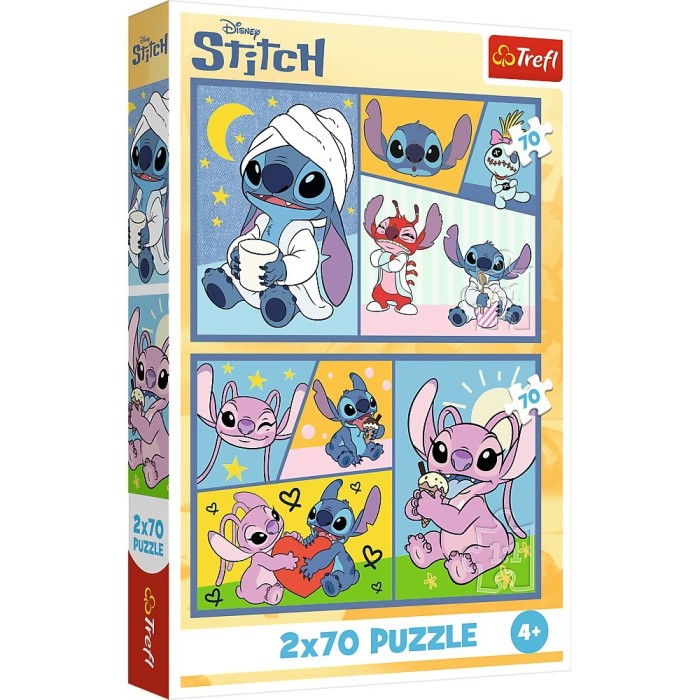 PUZZLE TREFL 2X70 STITCH NU EXISTA PLICTISEALA CU STITCH SuperHeroes ToysZone