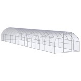 Cumpara ieftin Cotet de gaini pentru exterior, 3x16x2 m, otel zincat