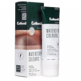 Crema de pantofi cu ulei de migdale Collonil Waterstop Colours, 75 ml, darkberry