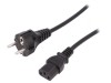 Cablu Alimentare Negru 1,2m 10A 250V, Digitus