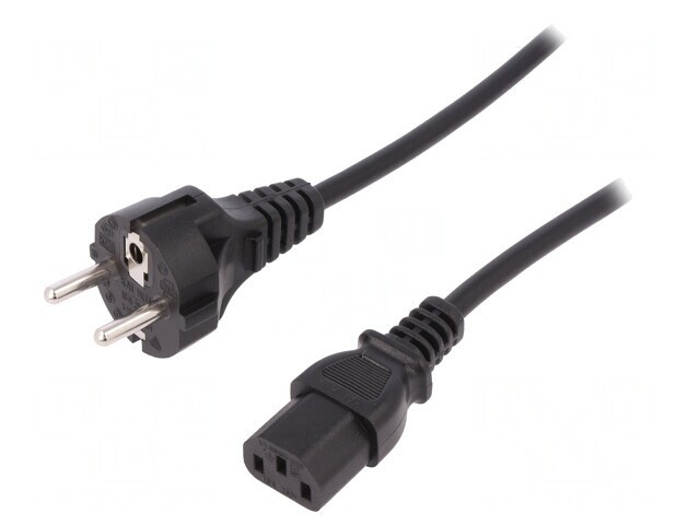 Cablu Alimentare Negru 1,2m 10A 250V