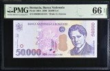 Bancnota 50.000 Lei 2000, PMG 66 UNC, Bancnote Romanesti, Litera
