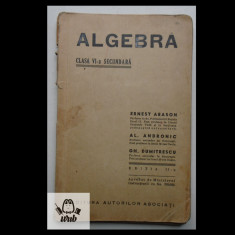 E Abason Gh Dumitrescu Algebra Clasa a VI-a secundara 1938