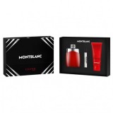 Montblanc Legend Red - Set Cadou, EDP 100 ml + EDP 7,5 ml + Gel de dus 100 ml, Barbati