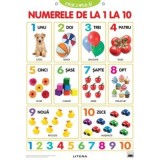 Descopera! Numerele de la 1 la 10 (planse educationale)