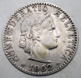 1.347 ELVETIA 20 RAPPEN 1902 B