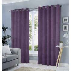 Draperie tip tesatura in cu inele negre, Madison, 150x235 cm, densitate 700 g/ml, Arlan, 1 buc
