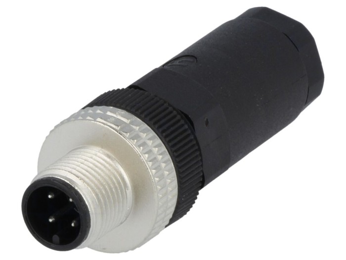 Conector M12 tată 4 pini IP67