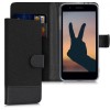 Husa pentru LG K8 (2018) / K9, Textil, Negru, 44550.73, Kwmobile