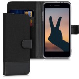 Husa pentru LG K8 (2018) / K9, Textil, Negru, 44550.73, Kwmobile