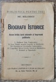 Biografii Istorice Nic. Balcescu, Librăria Alcalay, București, Interbelică, Carte Veche