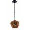 Pendul 3D GLASS &ndash; E27 MAX 40W COPPER CIRCLES D200xH165mm