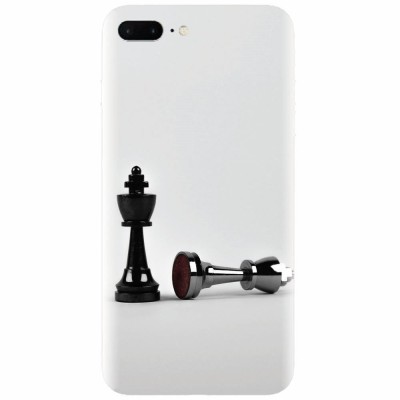 Husa silicon pentru Apple Iphone 7 Plus, Chess foto