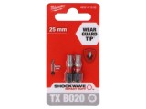 Capăt şurubelniţă Milwaukee Torx T20H 25mm cod 4932471582 cu protecţie