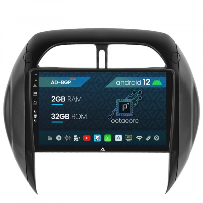 Navigatie Toyota RAV4 (2003-2005), Android 12, P-Octacore 2GB RAM + 32GB ROM, 9 Inch - AD-BGP9002+AD-BGRKIT109V4